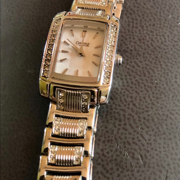 Womans bulova crystal watch